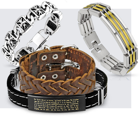 Steel bracelets are stylish, low cost alternatives to more traditional 